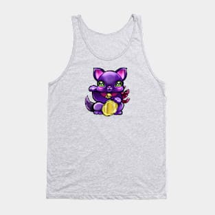 rogue maneki-neko large logo Tank Top